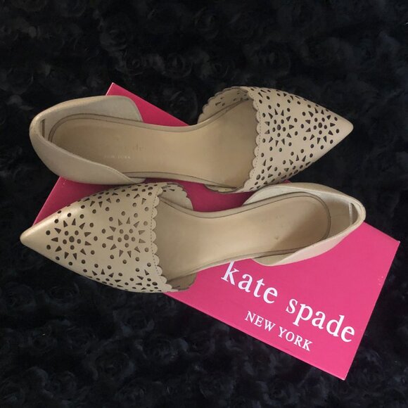 KATE SPADE - Polistina Powder Nappa Flats - Picture 6 of 9